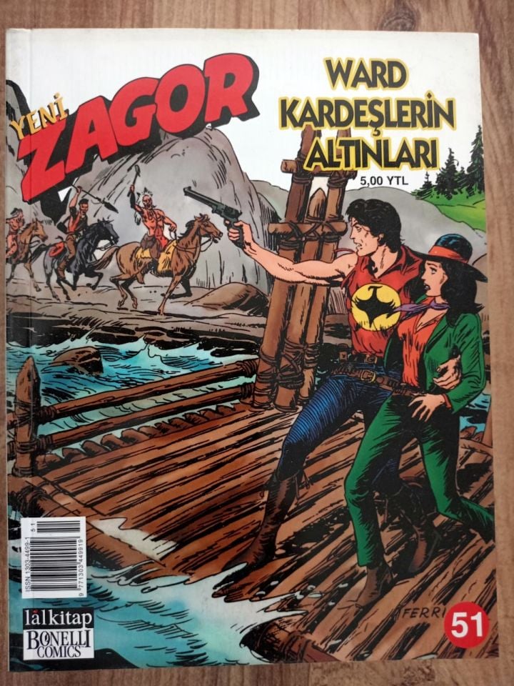 Yeni Zagor - Ward kardeşlerin altınları - Sayı : 51 - Lal kitap / Çizgi Roman