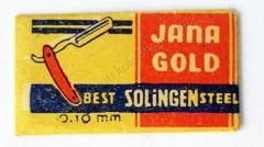 Jana Gold Best Solingen steel - Jilet