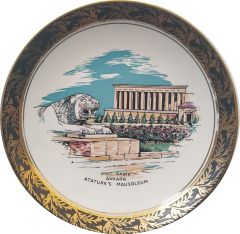Anıt Kabir Ankara - Atatürk's Mausoleum / Yarımca porselen, Sümerbank duvar tabağı
