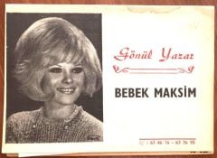 Gönül YAZAR kapaklı, Bebek Maksim / Fotoğraf Kabı