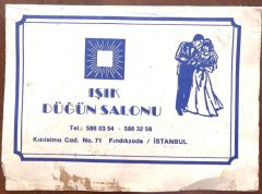Işık Düğün Salonu FINDIKZADE / Fotoğraf Kabı