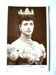 İngiltere Kraliçesi H. M. Queen Alexandra - Kartpostal