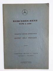 Türkiye Umumi Mümessili - Ahmet Veli MENGER - Kitap