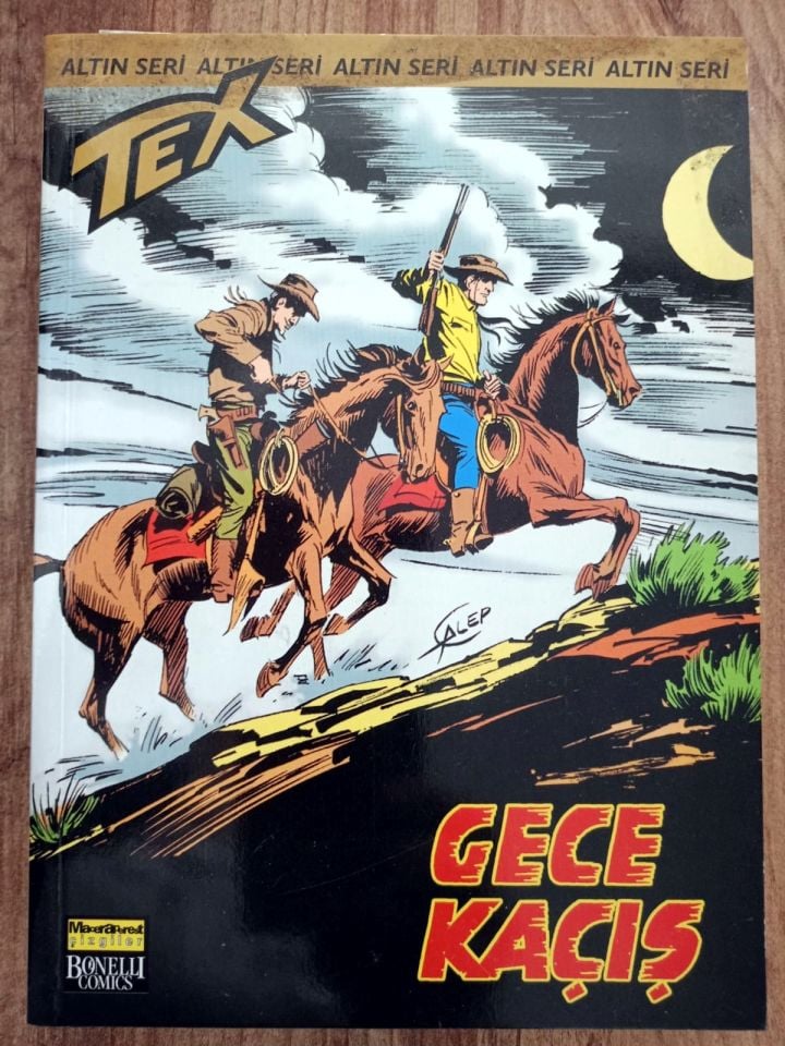 Tex - Gece kaçış - Sayı : 90 - Bonelli Comics / Çizgi Roman