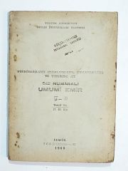 512 Numaralı Umumi Emir - Kitap