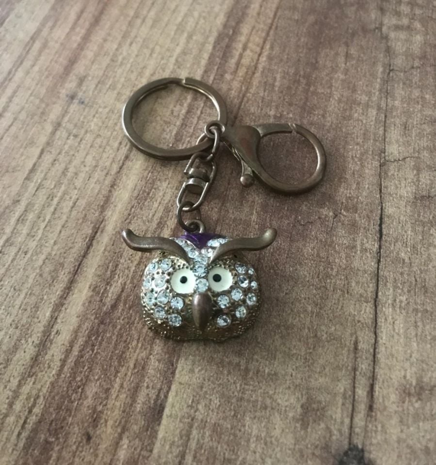 Taşlı Baykuş - Anahtarlık