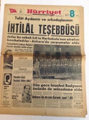 Hürriyet gazetesi, Talat AYDEMİR ve arkadaşlarının İhtilal teşebbüsü 21 Mayıs 1963 - Efemera