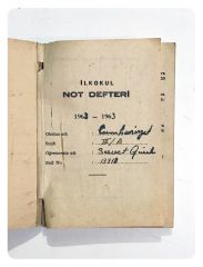 İlkokul Not Defteri 1962-193 - Kitap