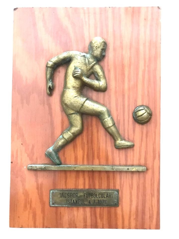 Taçspor Futbolcuları 1976 - 14x21 Plaket