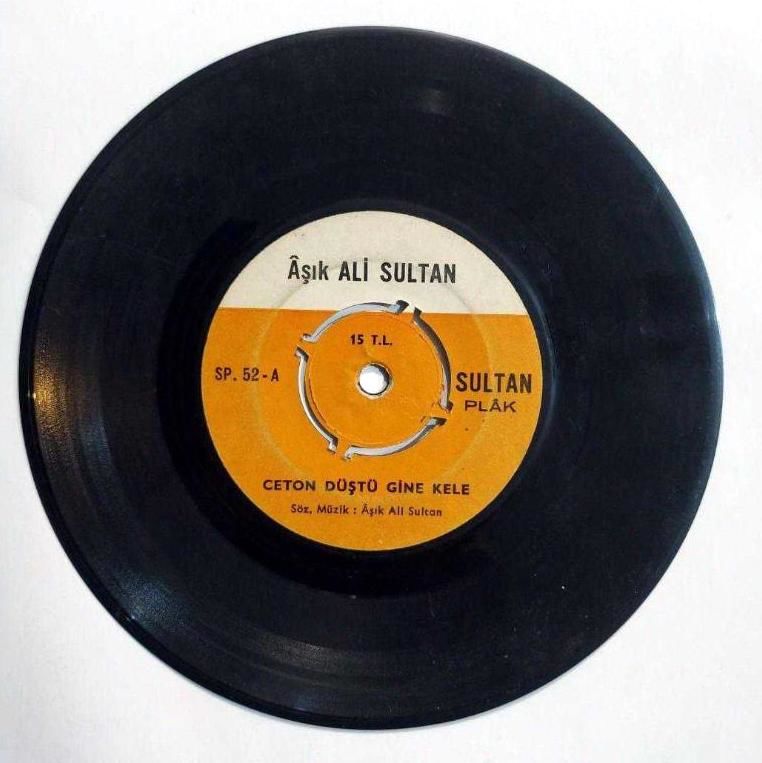 Ceton düştü yine kele - Elleri koynunda ağlar bir gelin / Aşık Ali SULTAN - 45'lik PLAK