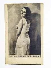 Dünya güzeli Keriman Hanım - Fotokart