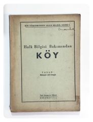 Halk Bilgisi Bakımından Köy / Mehmet Ali CENGİZ - Kitap