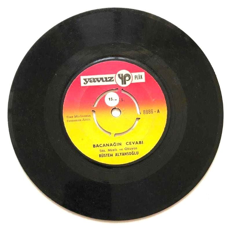 Bacanağın Cevabı - Necibin Sevgilisine Mektubu / Rüstem Alyansoğlu - 45'lik Plak