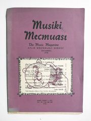 Musiki mecmuası Mart Nisan 1971