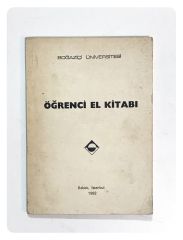Boğaziçi Üniversitesi Öğrenci El Kitabı / 1982 - Kitap