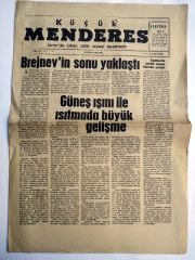 İzmir Küçük Menderes - Gazetesi 8 Ekim 1975