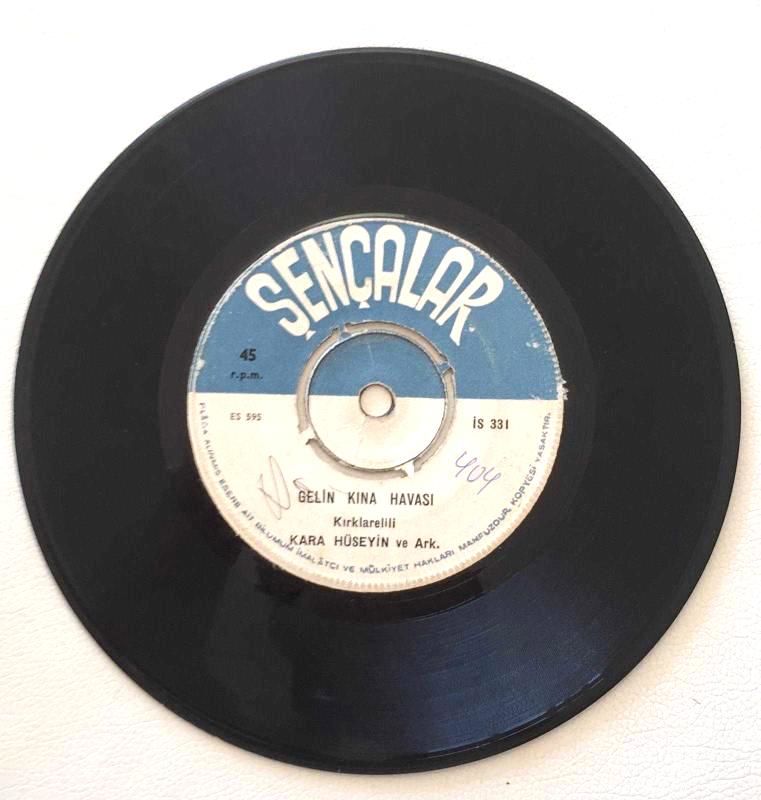 Gelin Kına Havası  - Düğün Havası   /  Kırklarelili Kara Hüseyin Ve Arkadaşları - 45'lik PLAK