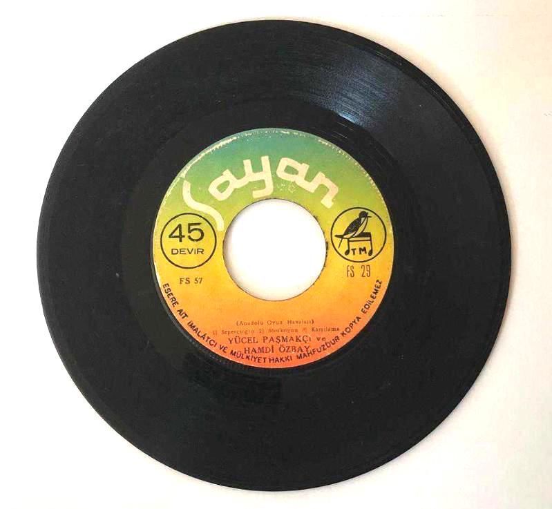 Anadolu Oyun Havaları - Devamı / Yücel Paşmakçı, Hamdi Özbay - 45'lik Plak