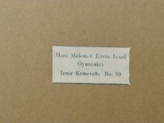 Oyuncakçı Hacı Mehmet Emin İnsel İZMİR  / Dergi reklamı - Efemera