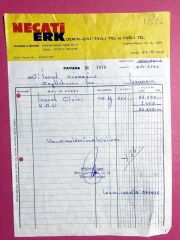Necati ERK - Fatura
