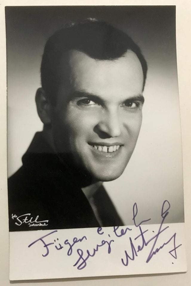 Metin ERSOY - Islak imzalı, orijinal fotokart