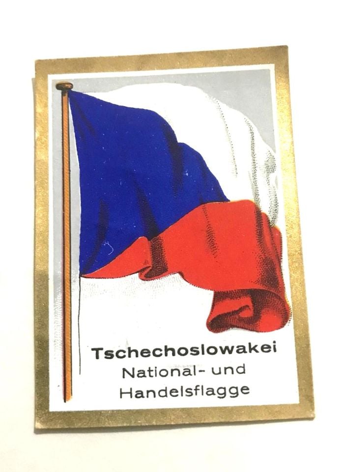 Salem sigara kartları - Çekoslovakya bayrağı / 1900'lerin başı