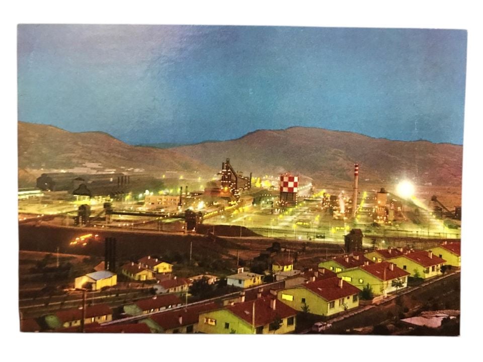 896 Ereğli Karadeniz Demir Çelik - 1970'li yıllara ait kartpostal