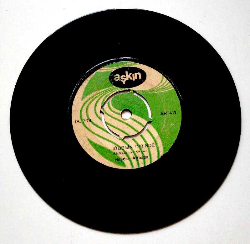 İğdenin Dibinde - Ağlama Gönül Ağlama / Haydar Ağbaba - 45'lik Plak