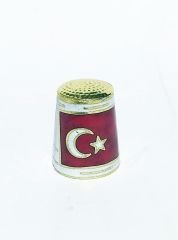 Ayyıldızlı Türk Bayraklı, mineli yüksük