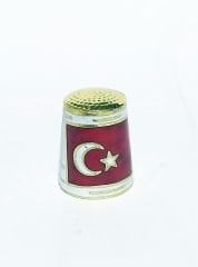 Ayyıldızlı Türk Bayraklı, mineli yüksük