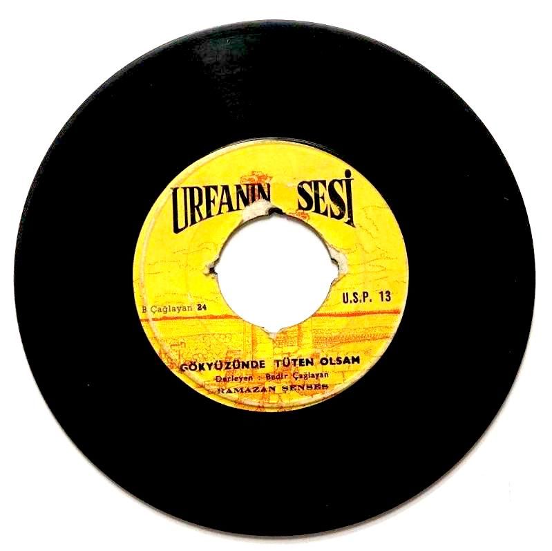 Gökyüzünde Tüten Olsam - Su İçtim Yudum Yudum / Ramazan Şenses - 45'lik Plak