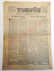 Adana Toksöz gazetesi, 2 Ekim 1950 - Efemera