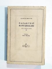 Pazartesi Konuşmaları 3 / Sainte Beuve - Kitap