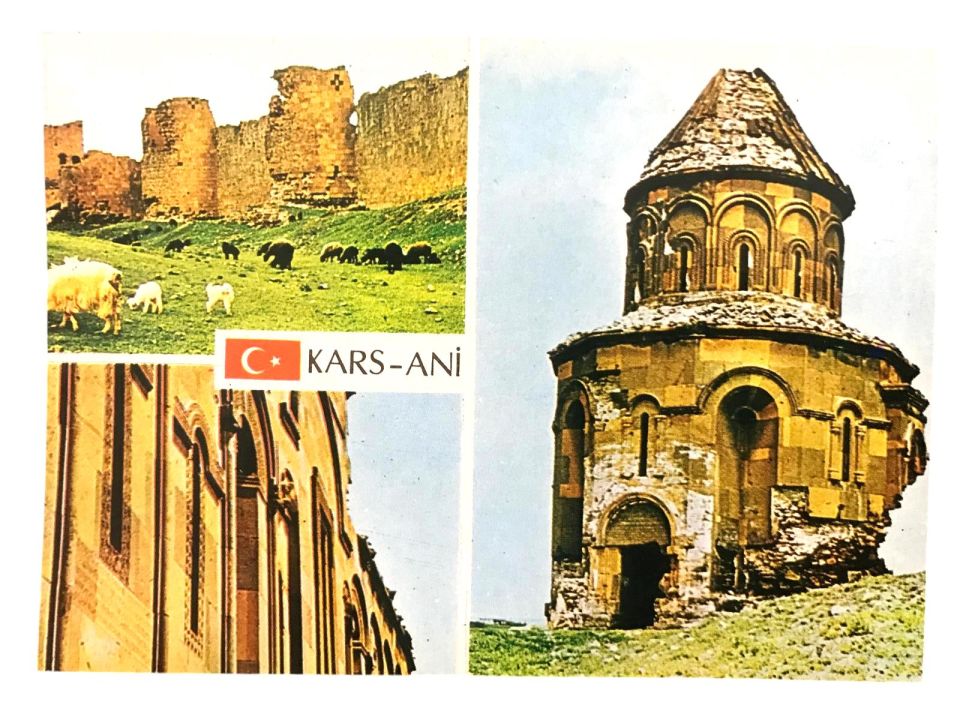 36/5 Ani Harabeleri Kars - Başak  Kart - 1970'li yıllara ait kartpostal / Arkası yazısız