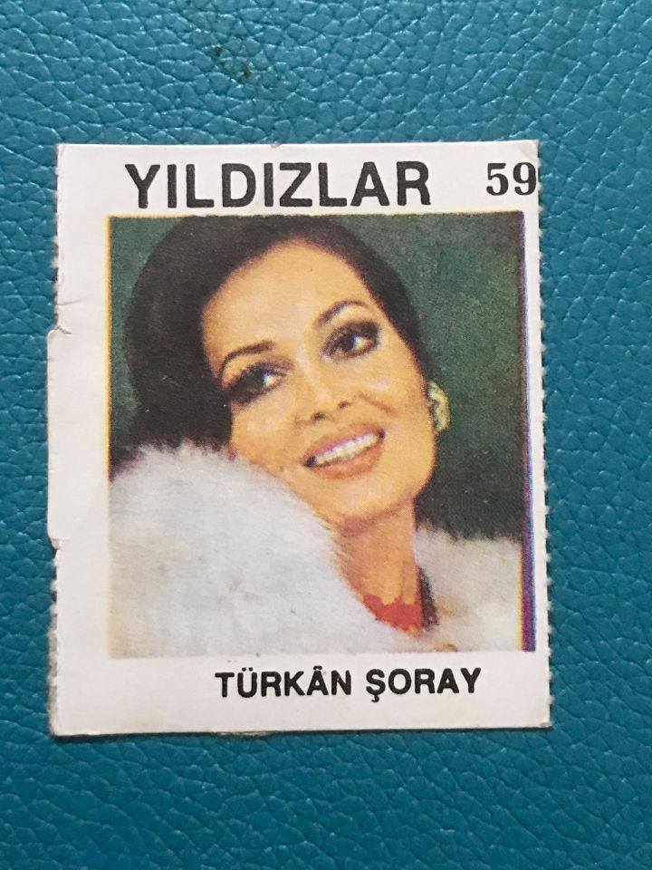 Türkan ŞORAY - Zevk Başak Firması / Sanatçı kartı - 4.5x5.5