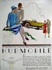 In the fine car field, the trend is...  Hupmobile  / Dergi, gazete reklamı - Efemera