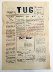 Gaziantep Tuğ gazetesi, 1 Ocak 1956 - Efemera