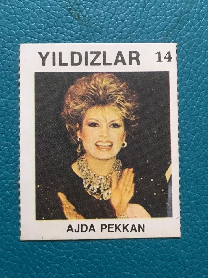 Ajda PEKKAN - Zevk Başak Firması / Sanatçı kartı - 4.5x5.5
