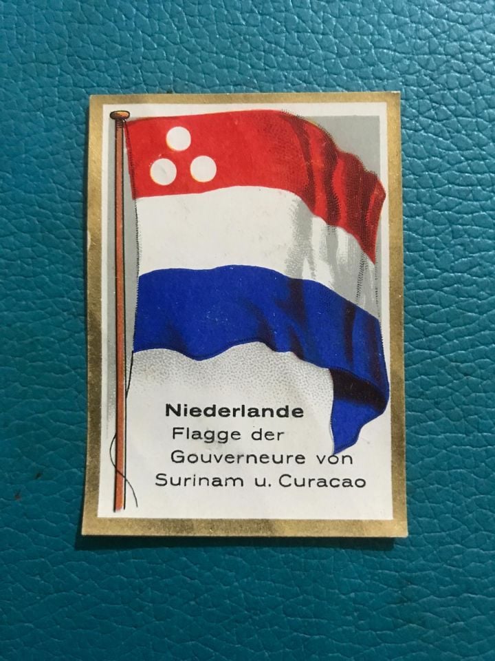 Salem sigara kartları - Hollanda, Surinam, Curacao bayrağı / Gouverneure von Surinam u. Curacao