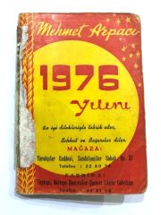 Mehmet ARPACI 1976 Yılı Ajanda