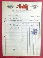 Atalay Sanayi ve Ticaret - Fatura