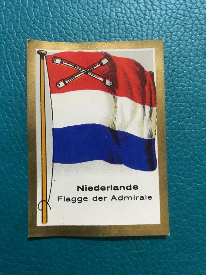 Salem sigara kartları - Hollanda, Amiraller bayrağı / Niederlande Flagge der Admirale