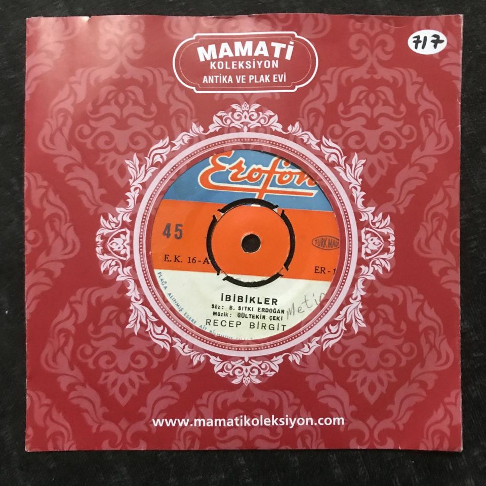 İbibikler - Darıldınmı cicim bana / Recep BİRGİT - 45'lik Plak