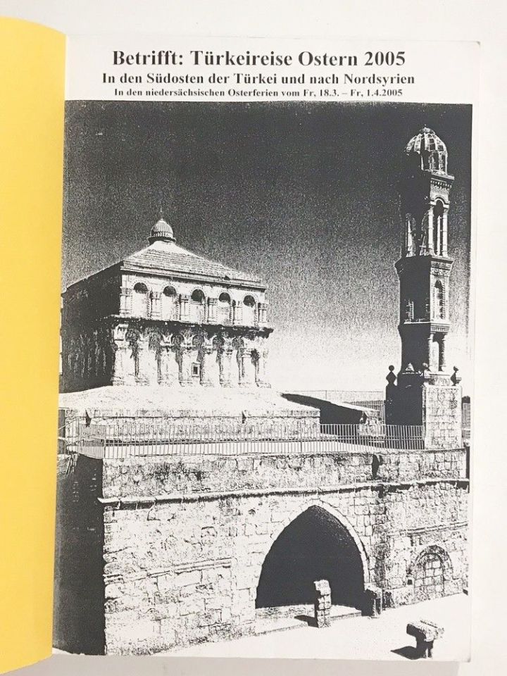 Betrifft Türkei Reise Ostern 2005 - Fotokopi Kitap
