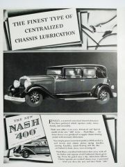 The finest type of centralized chassis lubrication - The new Nash 400 / Dergi, gazete reklamı - Efemera