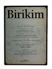 Birikim Dergisi Sayı:63 / 1994 - Dergi
