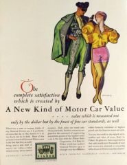 A new kind of motor car value - Body by Fisher General Motors  / Dergi, gazete reklamı - Efemera