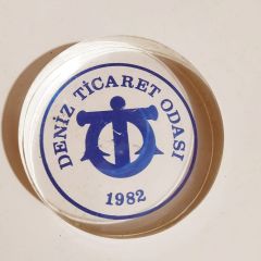 Deniz Ticaret Odası - Polyester Kağıt Ağırlığı