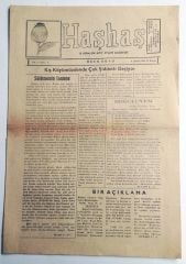 Ören köyü Haşhaş 15 günlük köy eylem gazetesi, 1 Şubat 1968 Malatya - Efemera