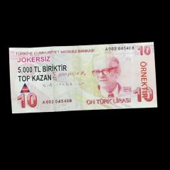 Aksan 10 TL - Jokersiz 5000 TL biriktir